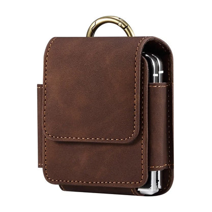 For Samsung Galaxy Z Flip5 5G / Huawei P50 Pocket / Oppo Find N2 Flip 5G Case Waist Pack Folding Phone Holster