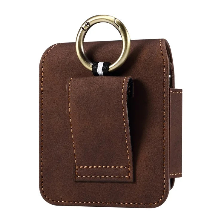 For Samsung Galaxy Z Flip5 5G / Huawei P50 Pocket / Oppo Find N2 Flip 5G Case Waist Pack Folding Phone Holster