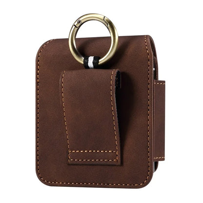 For Samsung Galaxy Z Flip5 5G / Huawei P50 Pocket / Oppo Find N2 Flip 5G Case Waist Pack Folding Phone Holster