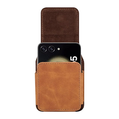 For Samsung Galaxy Z Flip5 5G / Huawei P50 Pocket / Oppo Find N2 Flip 5G Case Waist Pack Folding Phone Holster