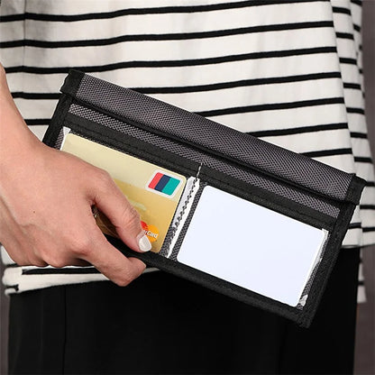CL277 Signal RFID Blocking Phone Bag Oxford Cloth Car Keys Cards Security Case