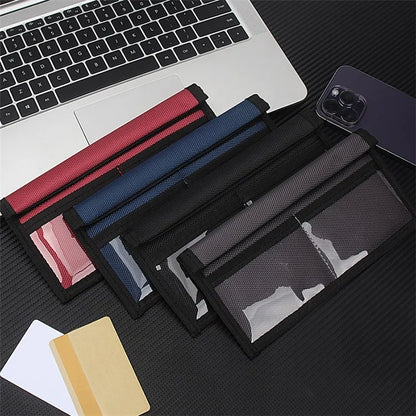 CL277 Signal RFID Blocking Phone Bag Oxford Cloth Car Keys Cards Security Case