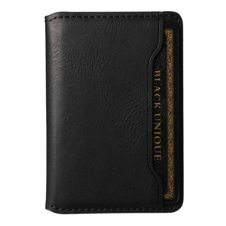 DENIOR Magnetic Card Case Compatible with MagSafe PU Leather Phone Card Holder Kickstand