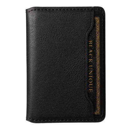 DENIOR Magnetic Card Case Compatible with MagSafe PU Leather Phone Card Holder Kickstand