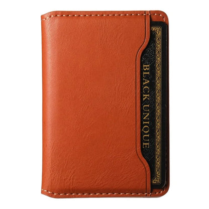 DENIOR Magnetic Card Case Compatible with MagSafe PU Leather Phone Card Holder Kickstand