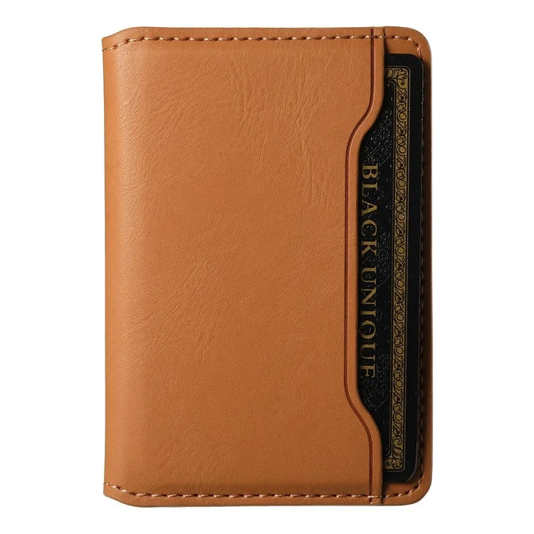 DENIOR Magnetic Card Case Compatible with MagSafe PU Leather Phone Card Holder Kickstand
