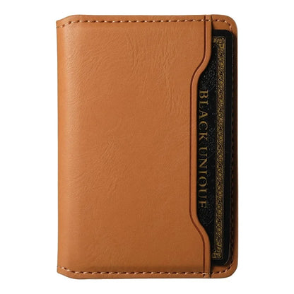 DENIOR Magnetic Card Case Compatible with MagSafe PU Leather Phone Card Holder Kickstand