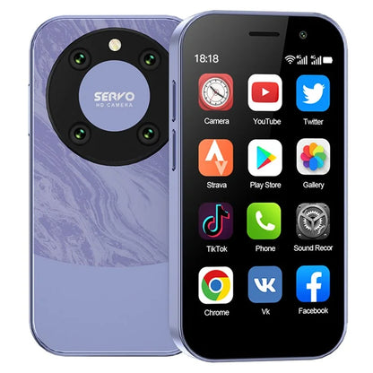 SERVO KING9000 3+64GB 3" Display Ultra-Mini 4G Smartphone, Dual SIM Dual Standby