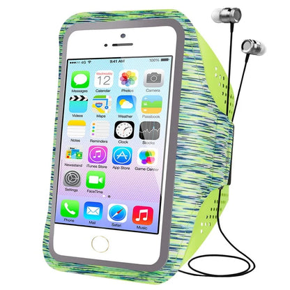 Outdoor Sports Arm Bag for Men and Women, Fitness Running Mobile Phone Pouch with Reflective Strip, Size L