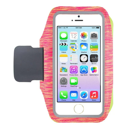 Outdoor Sports Arm Bag for Men and Women, Fitness Running Mobile Phone Pouch with Reflective Strip, Size L