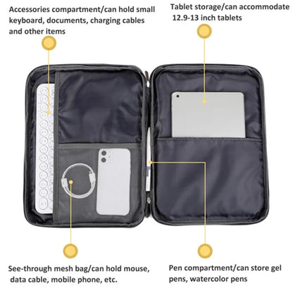 Slim Carrying Case for 13-inch Laptops, Tablets Oxford Fabric Portable Storage Bag