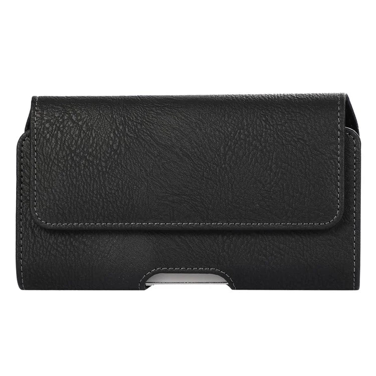 6.1 Inch Phone Waist Bag Horizontal Flip Carrying Case with Magnetic Closure