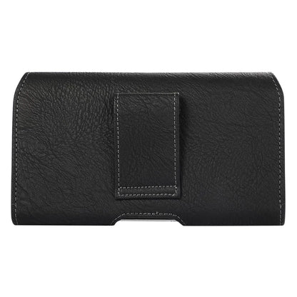 5 Inch Magnetic Waist Pouch Horizontal Style PU Phone Carrying Case