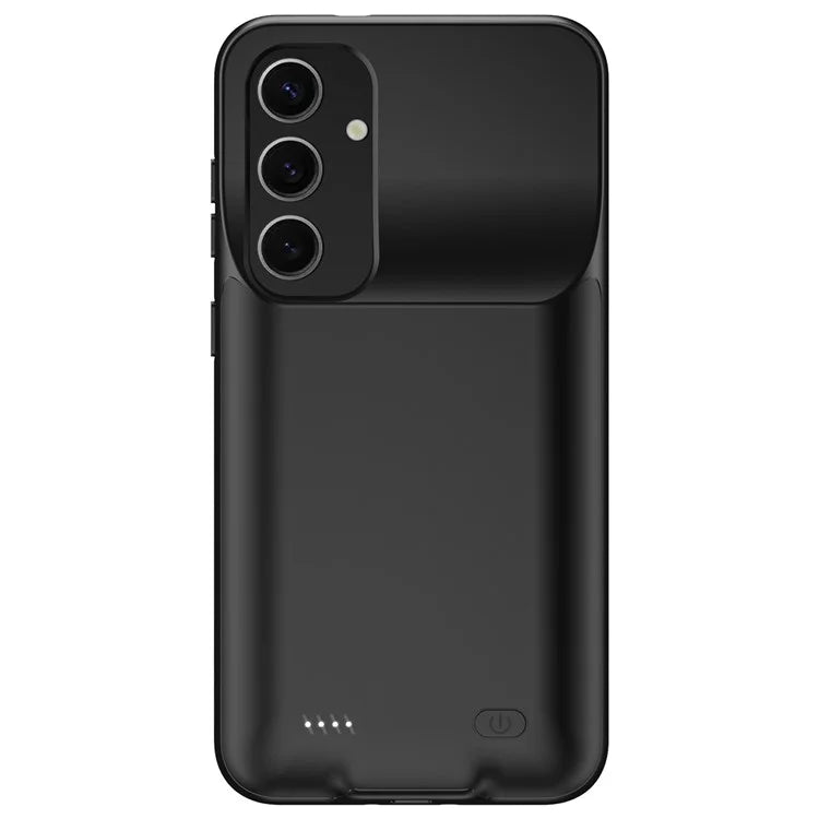 For Samsung Galaxy S24+ 10000mAh Extended Battery TPU Edge Cellphone Back Charging Case