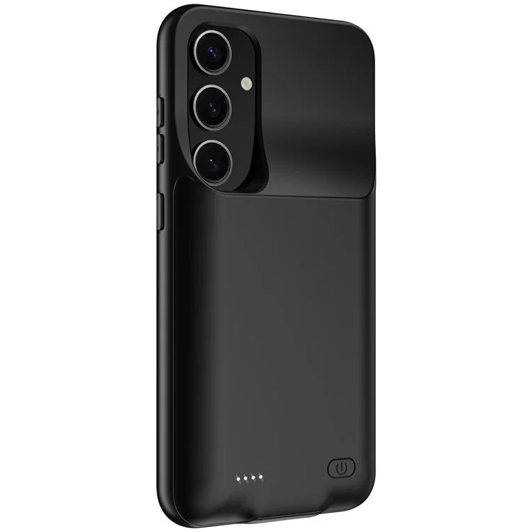 For Samsung Galaxy S24 10000mAh External Battery TPU+ABS Charging Case with LED Indicators