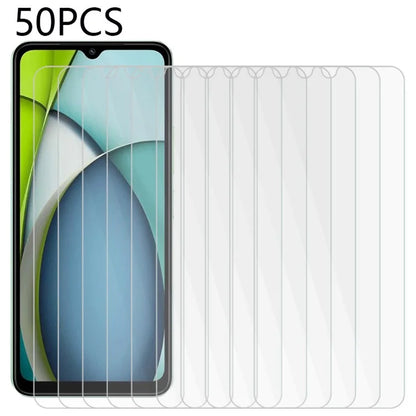 50PCS For Xiaomi Redmi A3x 4G Phone Screen Protector Anti-Scratch Tempered Glass Film
