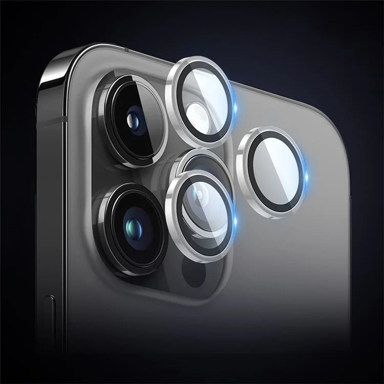X-LEVEL AR-Spotlight Series For iPhone 15 Pro / 15 Pro Max Camera Lens Film Tempered Glass Rear Lens Guard