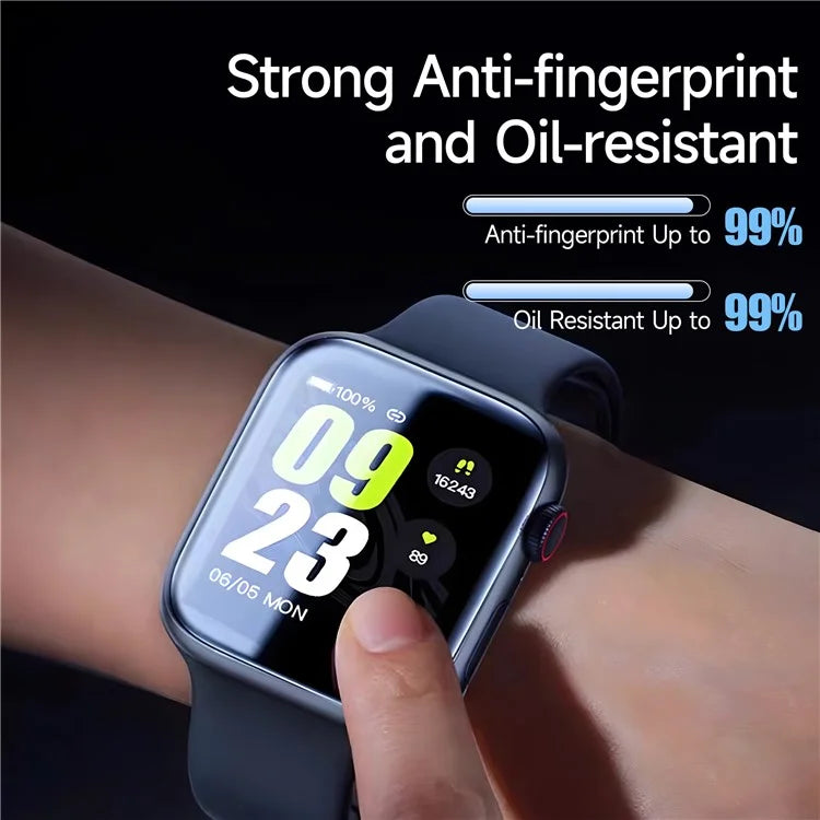 WIWU JD-107 For Apple Watch Ultra / Ultra 2 49mm PMMA Screen Protector Smart Watch Screen Film with Install Tool