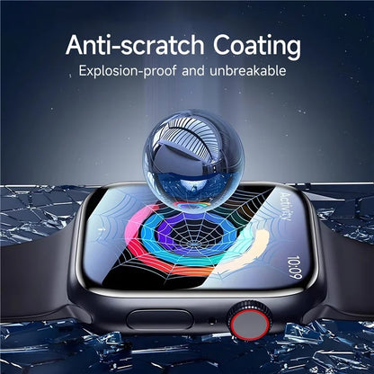 WIWU JD-107 For Apple Watch Ultra / Ultra 2 49mm PMMA Screen Protector Smart Watch Screen Film with Install Tool
