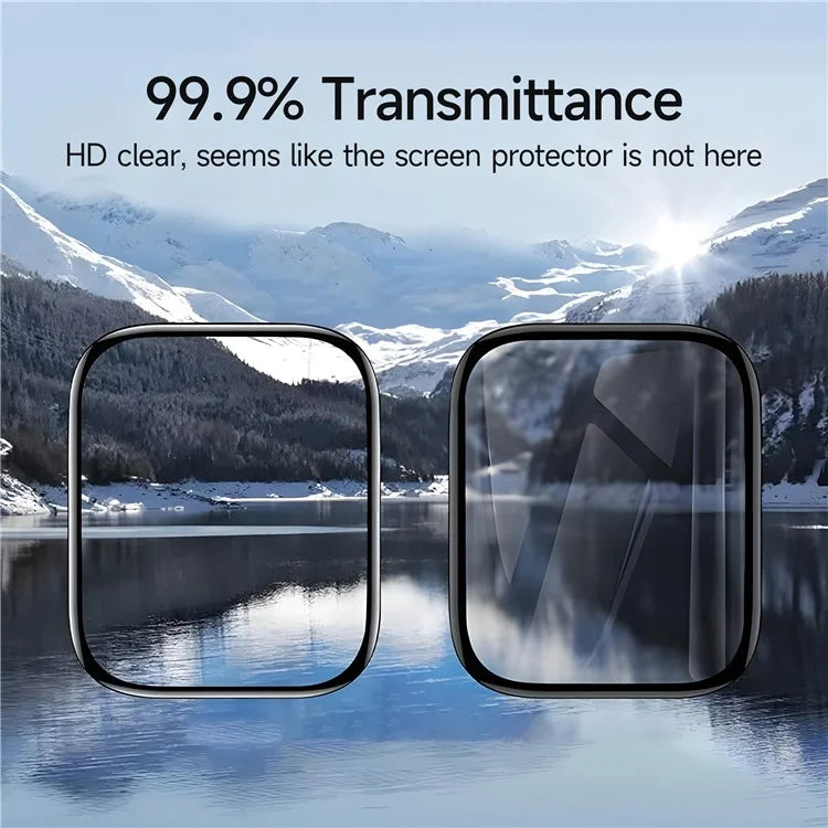 WIWU JD-107 For Apple Watch Ultra / Ultra 2 49mm PMMA Screen Protector Smart Watch Screen Film with Install Tool