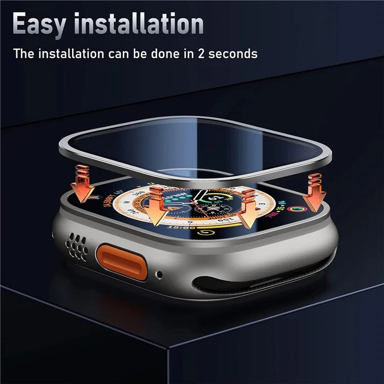 WIWU JD-106 For Apple Watch Ultra 49mm Tempered Glass Screen Protector Smart Watch Screen Film