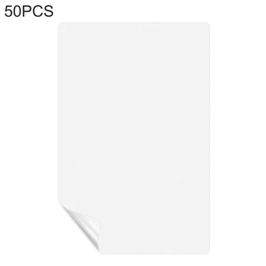 50Pcs Matte Screen Protector for Cutting Machine Universal TPU Phone Screen Film