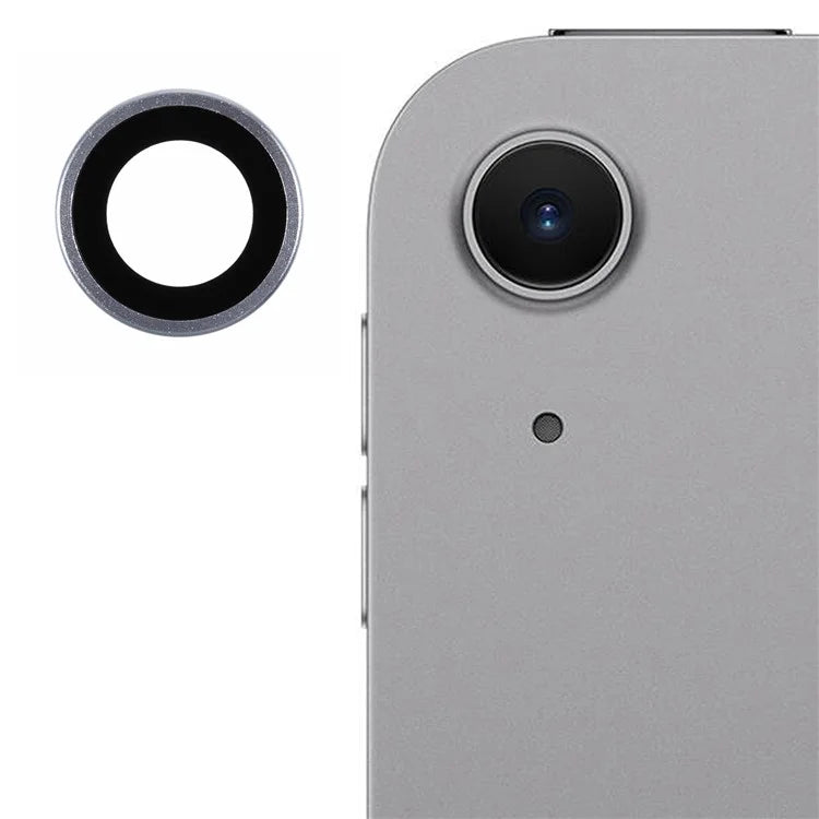 For iPad Air 11 (2024) / iPad Air 13 (2024) Camera Lens Protector Metal + Tempered Glass Lens Film