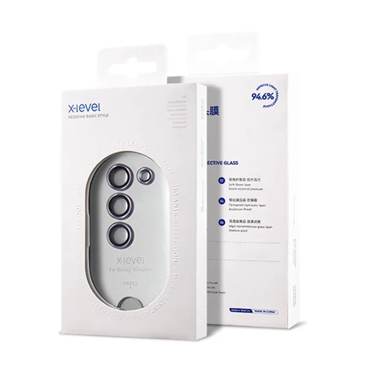 X-LEVEL AR-Spotlight Series For Samsung Galaxy S24 Tempered Glass Lens Protector Camera Lens Film