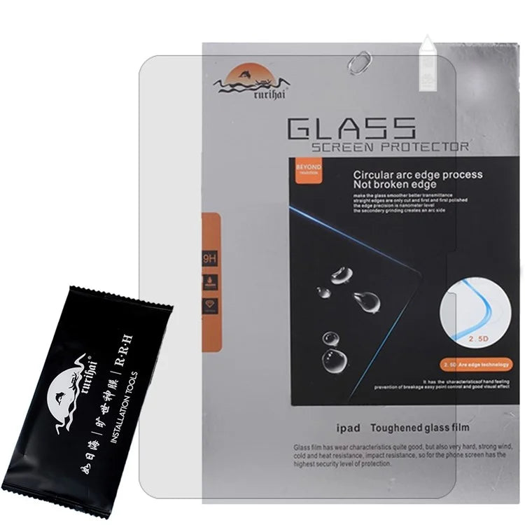 RURIHAI For iPad Air 11 (2024) Matte Screen Protector High Aluminium-Silicon Glass Film Smooth Touch