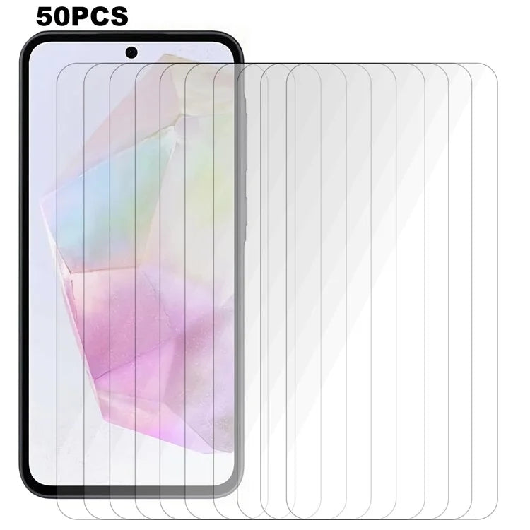 50PCS For Samsung Galaxy M35 5G Screen Protector Explosion-Proof Tempered Glass Film