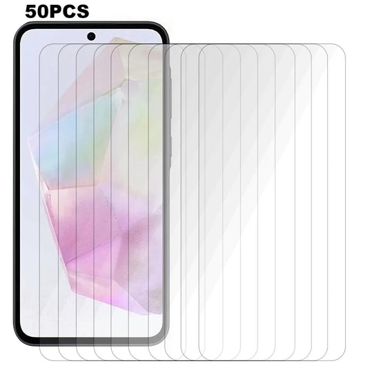 50PCS For Samsung Galaxy M35 5G Screen Protector Explosion-Proof Tempered Glass Film