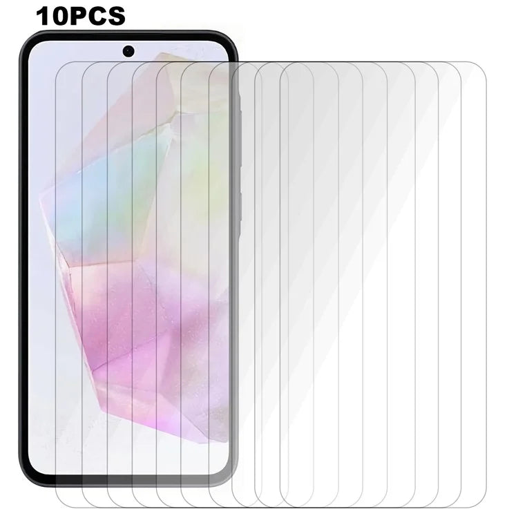10PCS For Samsung Galaxy M35 5G Screen Protector Anti-Explosion Tempered Glass Clear Film