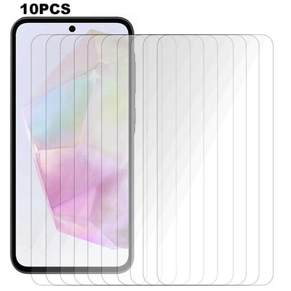10PCS For Samsung Galaxy M35 5G Screen Protector Anti-Explosion Tempered Glass Clear Film