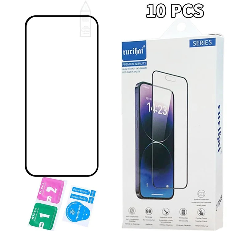 RURIHAI 10Pcs For Honor Play 8T Pro Clear Screen Protector Bubble Free High Aluminum-Silicon Glass Film