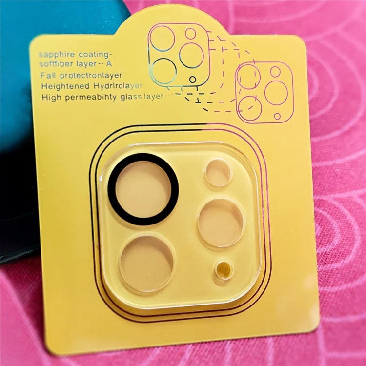 RURIHAI For iPad Pro 13 (2024) Camera Lens Protector 3D Silk Printing High Aluminum-Silicon Glass Lens Film