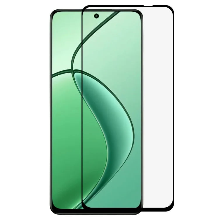 For Realme C65 5G Clear Screen Protector Anti-Explosion Tempered Glass Screen Film, 9D Side Glue