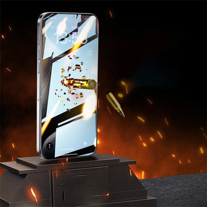 For iPhone 14 Plus Clear Tempered Glass Screen Protector (Work with Electric Screen Protector Applicator)