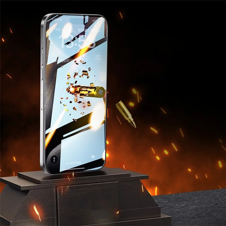 2Pcs For iPhone 12 Pro Max Screen Protector Tempered Glass Film Rechargeable Automatic Dust Removal