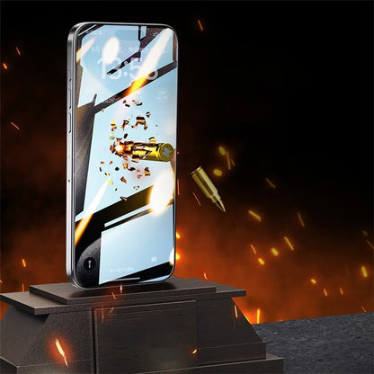 2Pcs For iPhone 12 Pro Max Screen Protector Tempered Glass Film Rechargeable Automatic Dust Removal