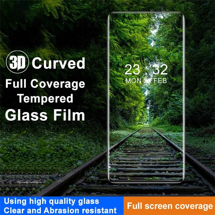 IMAK For Oppo Reno12 5G (Global) / Reno12 Pro 5G (Global) Screen Protector 3D Curved Full Cover Tempered Glass Film