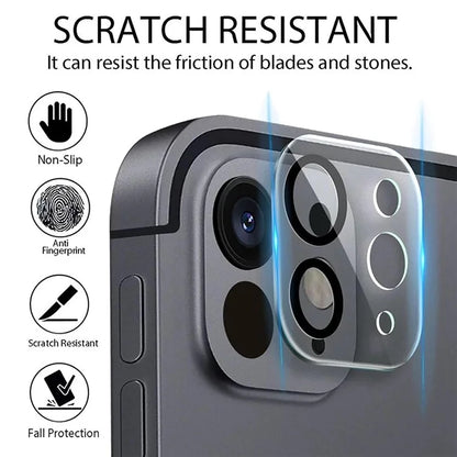 For iPad Pro 11 (2024) / iPad Pro 13 (2024) Camera Lens Protector Tempered Glass Film Ultra HD View