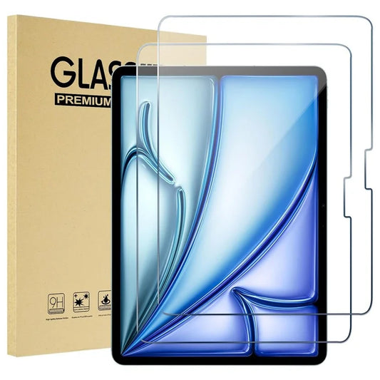 2Pcs For iPad Pro 11 (2024) Screen Protector Tempered Glass Film 2.5D Arc Edge