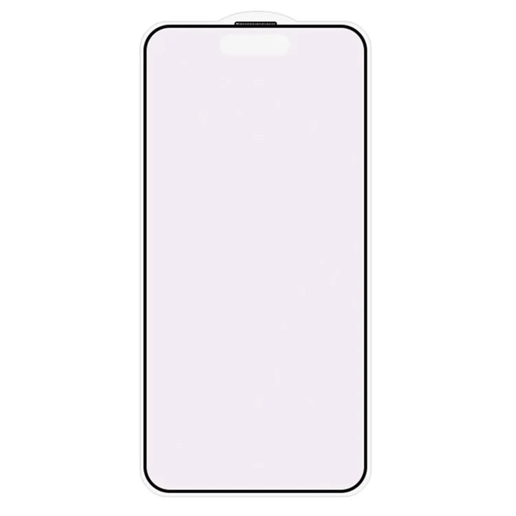 RURIHAI For iPhone 15 Pro Matte Screen Protector Anti Purple Light High Aluminium-Silicon Glass Film