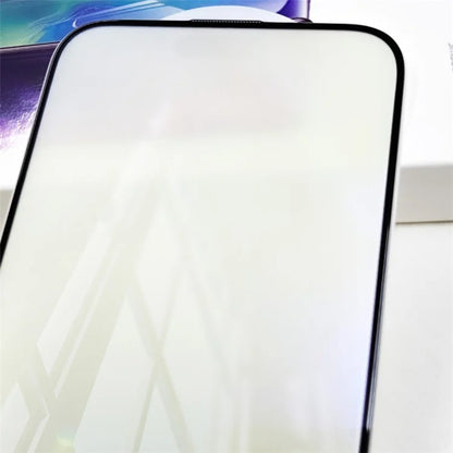 RURIHAI For iPhone 15 Pro Matte Screen Protector Anti Purple Light High Aluminium-Silicon Glass Film
