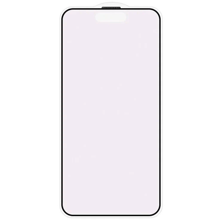 RURIHAI For iPhone 15 Plus Matte Screen Protector Anti Purple Light High Aluminium-Silicon Glass Film