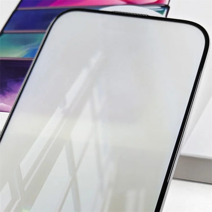 RURIHAI For iPhone 15 Plus Matte Screen Protector Anti Purple Light High Aluminium-Silicon Glass Film
