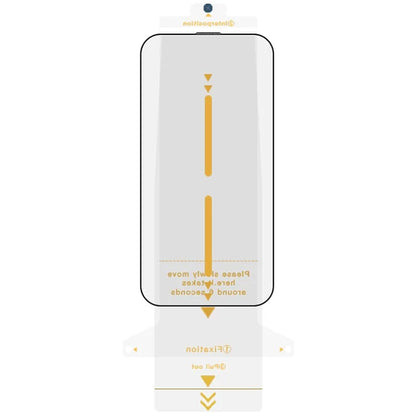 RURIHAI For iPhone 15 Pro Tempered Glass Screen Protector 3D Curved Anti-Dust HD Film with Installation Tool