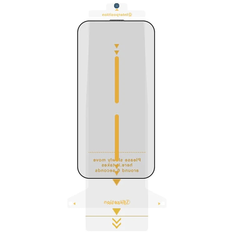 RURIHAI For iPhone 15 Pro Max Anti-Spy 3D Curved Full Screen Protector with Installation Tool