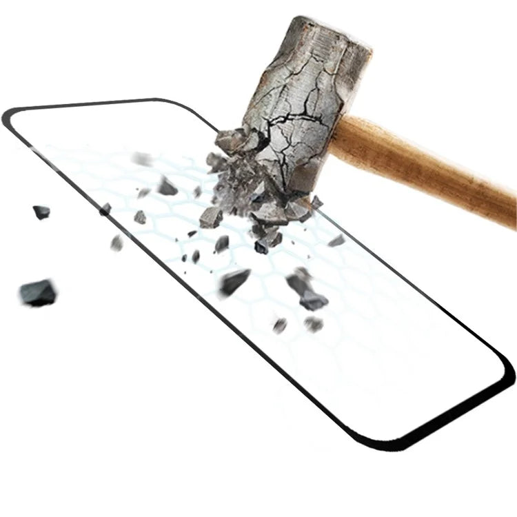 RURIHAI For Google Pixel 8a AR Screen Protector High Aluminium-Silicon Glass Silk Printing Film