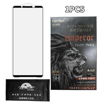 RURIHAI For Sony Xperia 1 VI High Aluminium-Silicon Glass Film Full-Screen Tempered Glass Protector
